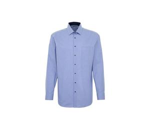 Seidensticker Men Regular Patch Longsleeve Camisa para Hombre