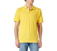 Seidensticker Polo de Manga Corta para Hombre, Amarillo, M