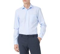 Seidensticker Regular Bügelfrei Kent Langarm, Camisa para Hombre, Azul (Hellblau/1.001), 43