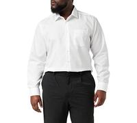 Seidensticker Regular Bügelfrei Kent Langarm, Camisa para Hombre, Blanco (Weiß/1.003), 46