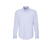 Seidensticker Regular Fit Extra Langer Arm Business-hemd Camisa, Azul, 48 Hombres