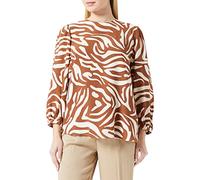 Seidensticker Regular Fit Langarm Bluse, marrón, 36 Mujeres