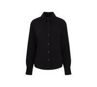 Seidensticker Regular Fit Langarm Bluse, Negro, 48 Mujeres