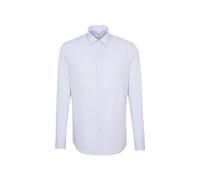 Seidensticker Shaped Bügelfrei Kent Langarm, Camisa para Hombre, Azul (Blau), 43
