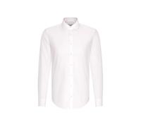 Seidensticker Shaped Bügelfrei Kent Langarm, Camisa para Hombre, Beige (Ecru), 37