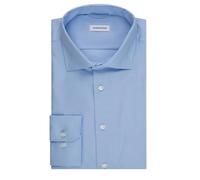 Seidensticker Shaped Fit Camisa Manga Larga Cuello New Kent Azul Claro, Azul, 48