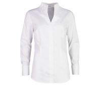 Seidensticker Slim Fit Kelchkragenbluse Blusas Mujer, Blanco A2, 36