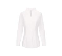 Seidensticker Slim Fit Kelchkragenbluse Blusas Mujer, Blanco A2, 42