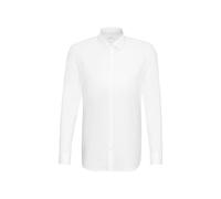 Seidensticker Super Schmal Bügelfrei Stretch, Camisa para Hombre, Blanco (weiß), 42