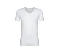 Seidensticker T-Shirt V-Ausschnitt Kurzarm Uni Camiseta, Blanco (Weiß 1), XX-Large para Hombre