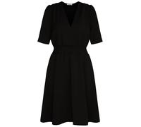 Seidensticker Vestido de Mujer - Vestido Midi - Corte Regular - Fácil Planchado - Cuello en V - Midi - Vestido crepé, Negro, 48