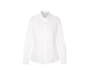 Seidensticker Women Regular Longsleeve Cotton Blusas, Blanco (080661), 40 Mujeres