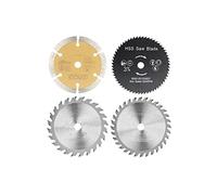 SEIDER Hoja de Sierra TCT, de Corte de Madera de 89x10mm, Hoja de Sierra Circular con Punta de carburo for Herramientas de carpintería de Corte de plástico PVC(4pcs Set)