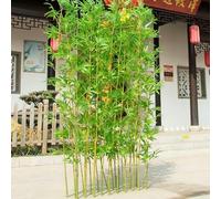 SEIFE Árbol Artificial Bambú 100-200cm, Planta Artificial Grande para Decoración Casa y Oficina, Cañas Reales de Bambú para Paisajismo DIY, Sin Maceta, Pack de Varas Verde(80 bamboos,1m/3.3ft)