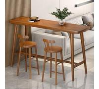 SEIFE Mesa Alta de Madera Maciza, Mesa Auxiliar Estrecha para sofá, Mesa de Estilo Minimalista Moderno para salón, balcón o Espacios pequeños (Solo la Mesa)(160cm/62.9in)