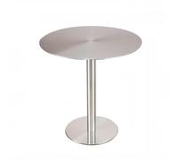 SEIFE Mesa de Comedor Redonda, Mesa de Pub Moderna, Mesa Auxiliar de Acero Inoxidable, Mesa de Bar Redonda, mesas de Pub bistró Modernas(Round,40cm/15.7in)