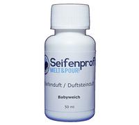 Seifenprofis 50 ml de jabón (suave para bebés), aceite aromático para hacer jabón, 100% vegano, orgánico, bombas de baño, aroma de velas, aroma para habitación