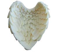 Seifenprofis Molde de silicona con alas de ángel, molde de chocolate, molde de jabón, fondant, decoración para tartas, chocolate, jabón, resina epoxi raysin