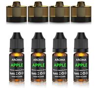 Seihoae Kit Ahumador Whisky, Operación con un Solo Botón, Portátil, con Pantalla a Color de 1.4 Pulgadas, Ideal para Bartenders, Bares, Fiestas, Vino, Bebidas y Café (Sabor Manzana)