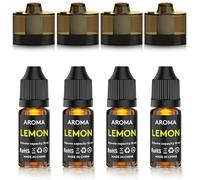 Seihoae Kit Ahumador Whisky, Operación con un Solo Botón, Portátil, con Pantalla a Color de 1.4 Pulgadas, Ideal para Bartenders, Bares, Fiestas, Vino, Bebidas y Café (Sabor a limón)
