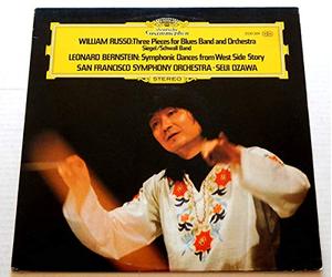 SEIJI OZAWA - william russo, leonard bernstein LP