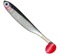 Seika Pro Speed Shad - Pez de Goma para Pesca a Spinning lucios, lucioperca, truchas y percas, señuelo de Goma, Goma Shad, Shad, Natural Roach, 13 cm