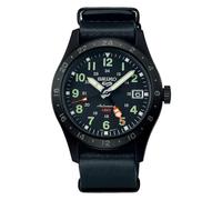 Seiko 5 Campo Deportivo 'Deception' mecánico GMT SSK025K1, Negro, Correa