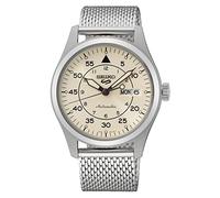 Seiko 5 Estilos de Trajes de Campo Deportivo | Esfera Crema | Pulsera de Malla de Acero SRPH21K1