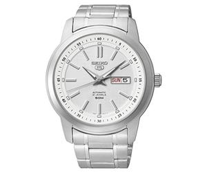 Seiko 5 Reloj para Hombre Analógico de Automático con Brazalete de Acero Inoxidable SNKM83K1