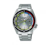 Seiko 5 relojes deportivos con esfera plateada para hombre SRPL33K1, Multicolor, Clásico