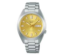 Seiko 5 Sport automático SRPL59K1, esfera amarilla, caja redonda de acero, con fecha y día