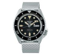 SEIKO 5 Sports SRPD73K1 Reloj Hombre Automático 100m Bisel Negro Acero