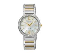 Seiko Analógico Modelo Ladies Solar Madrepérola Bicolor. Marca