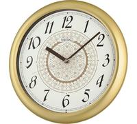 Seiko Clock - Reloj de Pared, Color Dorado metálico