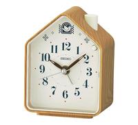 Seiko Clocks Plástico con patrón de Madera QHP011B