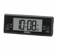 Seiko Clocks Seiko QHL093K - Despertador LCD, Standard, Clásico