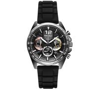 Seiko Reloj Analógico para Hombre de Cuarzo con Correa en Silicona SSB349P1