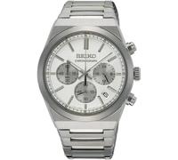 Seiko Conceptual Hombre Reloj Cuarzo SSB451P1 40mm Cronógrafo Esfera Blanca...