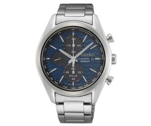Seiko Conceptual Solar Cuarzo Esfera Azul Pulsera Acero Reloj Hombre SSC801P1