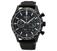 Seiko Correa De Cronógrafo Para Hombre Correa De Nylon Negro SSB417P1 Relojes