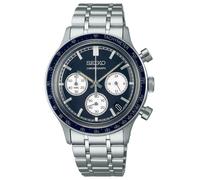 Seiko Cronógrafo Deportivo De Carreras (38,7 Mm), Esfera Azul Marino / SSB477P1