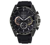 Seiko Reloj Analógico para Hombre de Cuarzo con Correa en Silicona SSB349P1