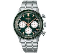 Seiko Cronógrafo Para Hombre Verde/Dorado Rosa Chrono SSB481P1