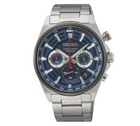 Seiko Essentials 41mm Cronógrafo Esfera Azul Acero Hombre Reloj de Cuarzo...