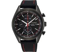 Seiko Herren-Uhr Quarz Edelstahl mit Silikonband