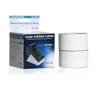 Seiko Instruments SLP 2RLE 1/2" Core, 260 etiquetas por rollo, 2 rollos, 36 x 89 mm - Blanco