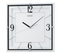 Seiko Lanvin Non Ticking Wall Clock, White, 11 Inch