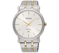Seiko Premier Reloj para Hombre Analógico de Cuarzo con Brazalete de Acero Inoxidable SKP400P1