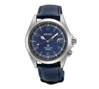 Seiko Prospex Alpinist SPB531J1 - Reloj automático para hombre, esfera azul, caja redonda, correa de piel negra