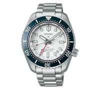Seiko Prospex SPB519J1, Reloj GMT automático, esfera blanca, bisel azul, edición 60° aniversario